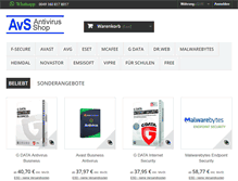 Tablet Screenshot of antivirus-shop.biz